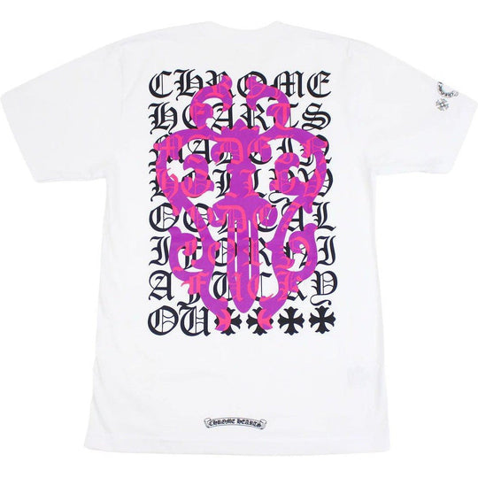 Chrome Hearts Eye Chart Dagger T-shirt White