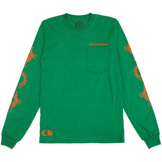 Chrome Hearts Horse Shoe L/S T-Shirt Green
