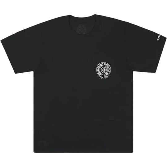 Chrome Hearts Horse Shoe Logo Pocket T-Shirt Black