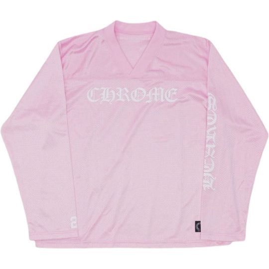Chrome Hearts I Love You Mesh Jersey Pink