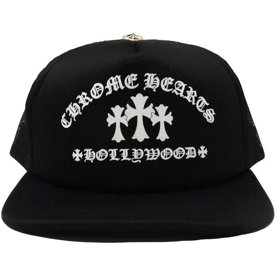 Chrome Hearts King Taco Trucker Hat Black/White