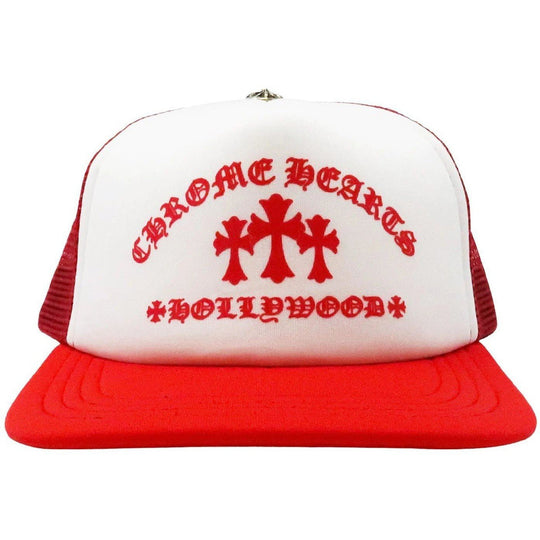 Chrome Hearts King Taco Trucker Hat Red/White