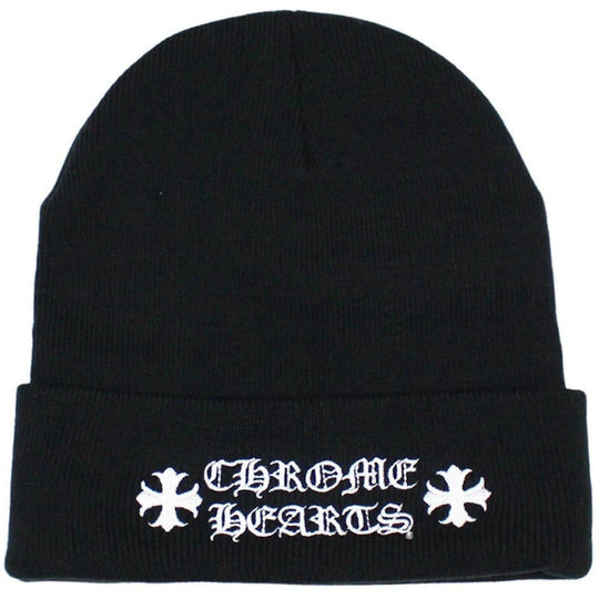Chrome Hearts Logo Beanie Black