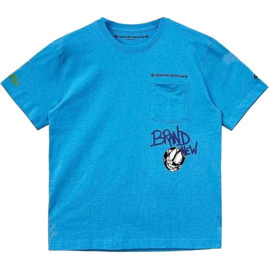 Chrome Hearts Matty Boy Brain T-Shirt Blue