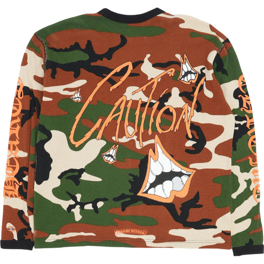 Chrome Hearts Matty Boy Caution Thermal L/S T-Shirt