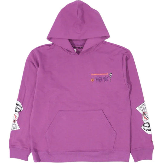 Chrome Hearts Matty Boy I Want More Not Less Hoodie Purple