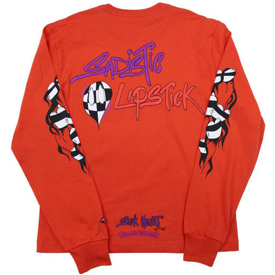 Chrome Hearts Matty Boy Sadistic Lipstick L/S T-shirt Red