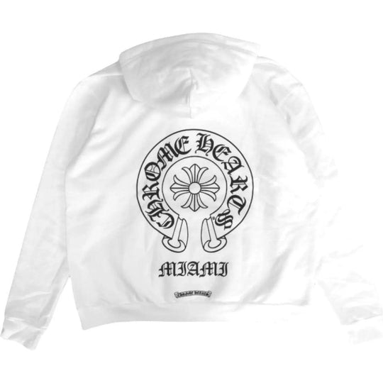Chrome Hearts Miami Exclusive Hoodie White