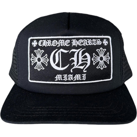 Chrome Hearts Miami Exclusive Trucker Hat Black