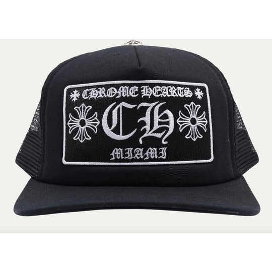 Chrome Hearts Miami Exclusive Trucker Hat Black