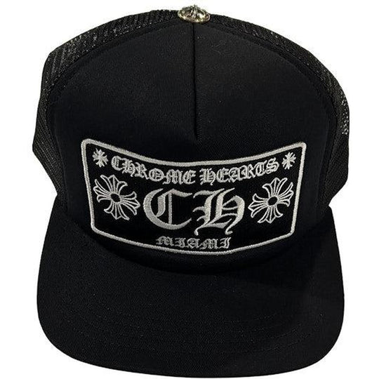 Chrome Hearts Miami Exclusive Trucker Hat Black