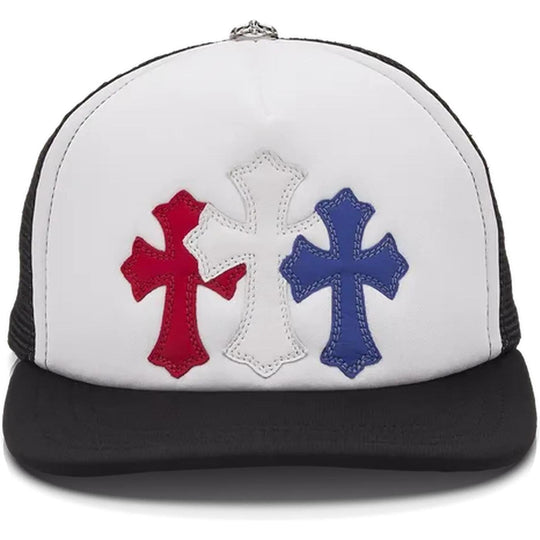 Chrome Hearts Multi-Color Patch Hat White/Black
