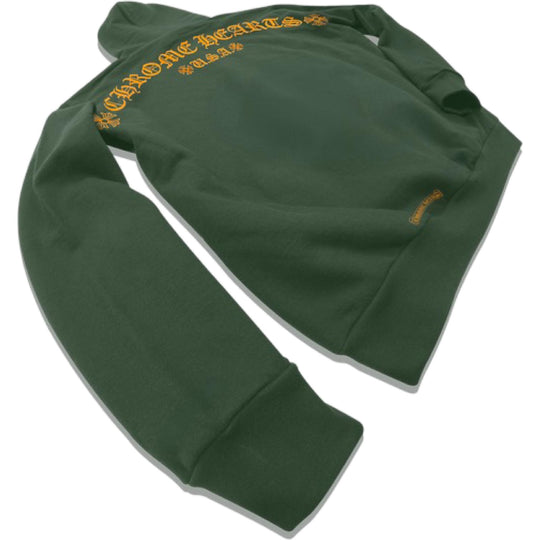 Chrome Hearts Online Exclusive Hoodie Green/Orange