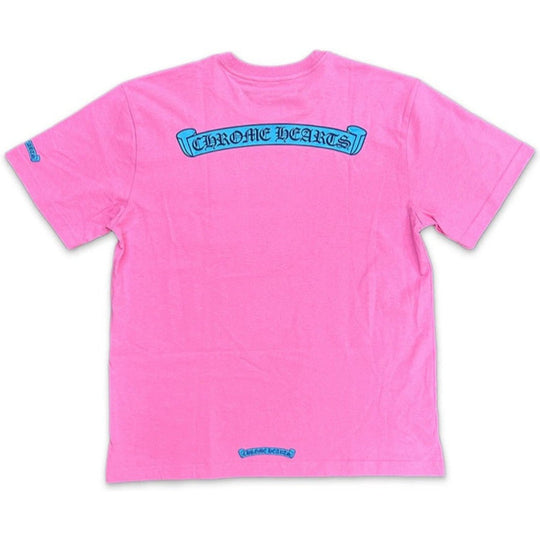 Chrome Hearts Scroll T-Shirt Pink