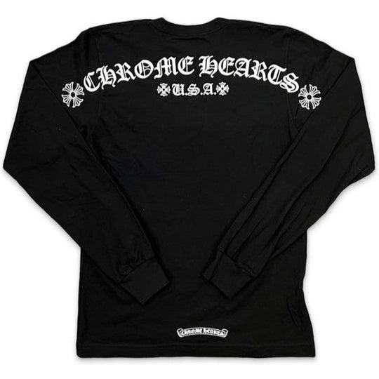 Chrome Hearts Shoulder Logo L/S Tee Black