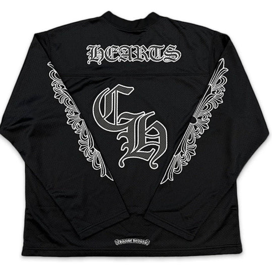 Chrome Hearts Sports Mesh Warm Up Jersey Black