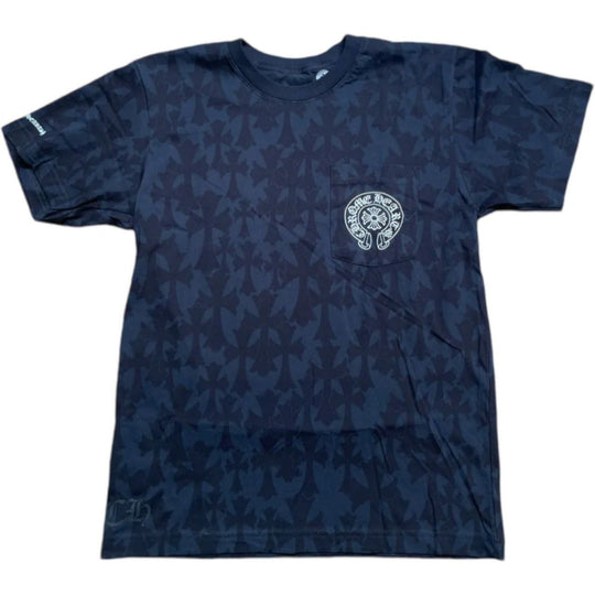 Chrome Hearts Stencil All Over Cross Tee Black