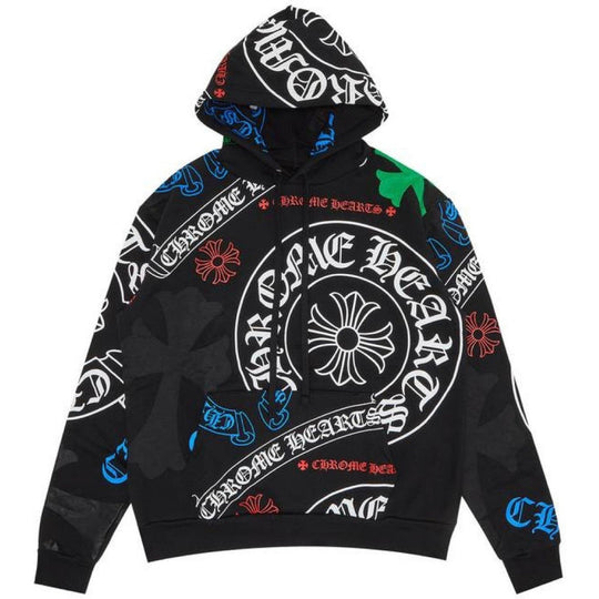 Chrome Hearts Stencil Hoodie Black