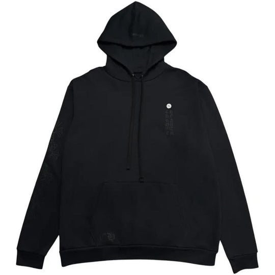 Chrome Hearts Vertical Logo Miami Exclusive Hoodie Black
