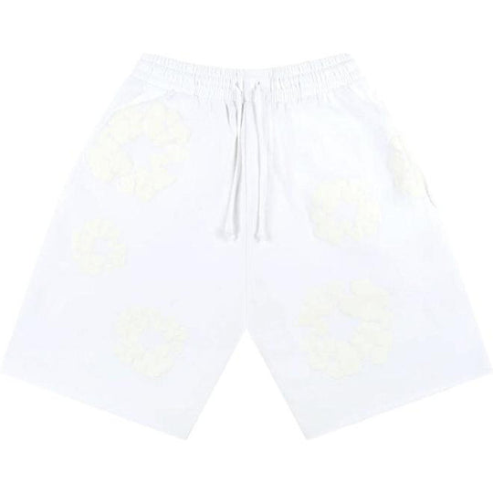 Denim Tears Mono Cotton Wreath Shorts White