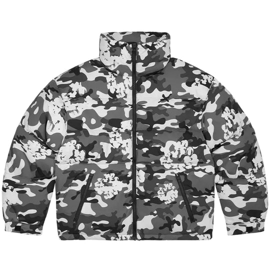 Denim Tears The Cotton Wreath Puffer Jacket Camo