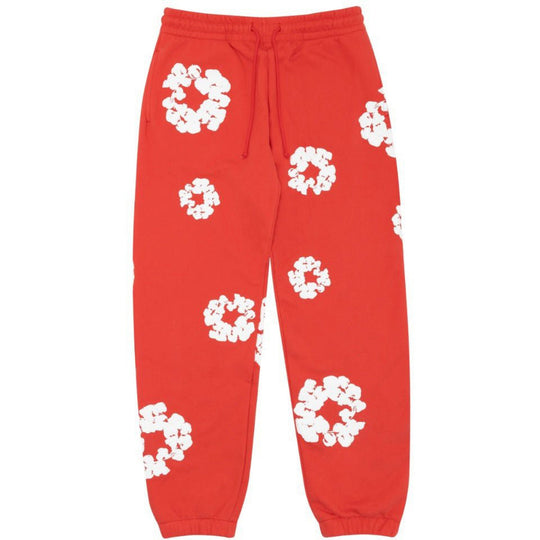 Denim Tears The Cotton Wreath Sweatpants Red