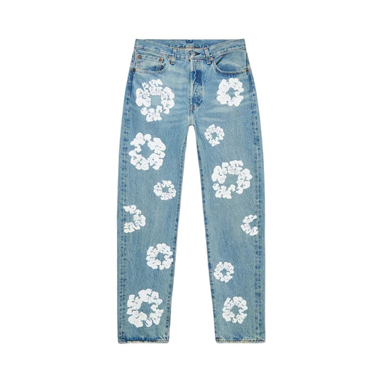 Denim Tears x Levi's Cotton Wreath Jean Light Wash