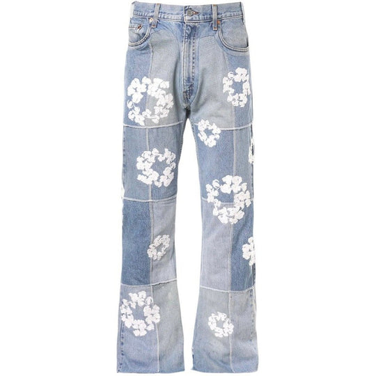 Denim Tears x Readymade Cotton Wreath Flared Jeans