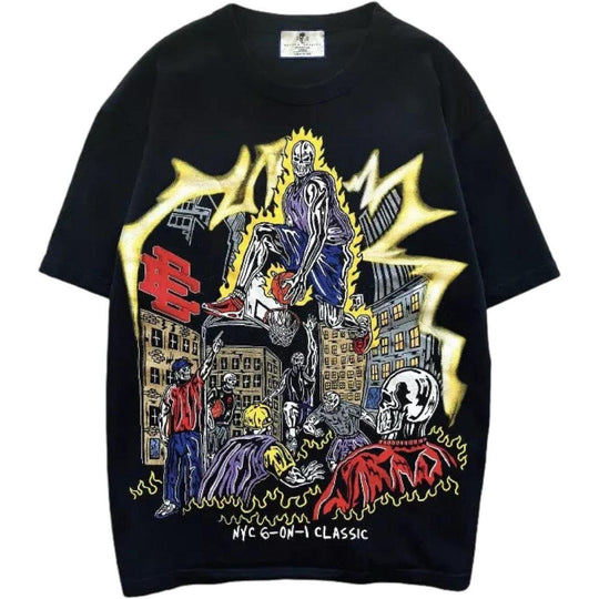 Eric Emanuel x Warren Lotas Jump Shot Tee Black