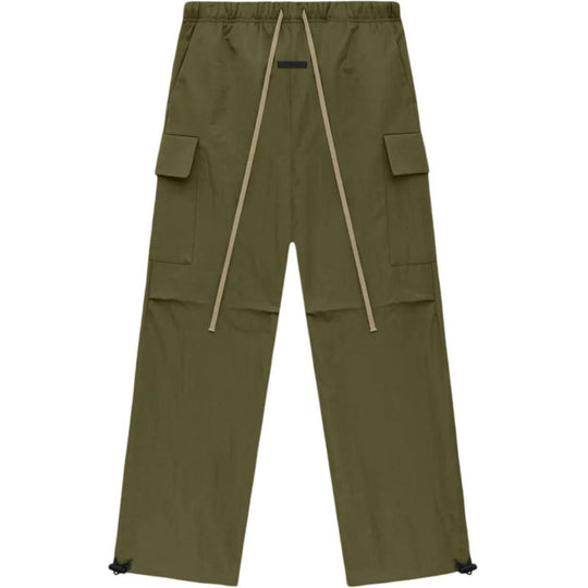 Fear of God Essentials Textured Nylon Field Pant Military Green