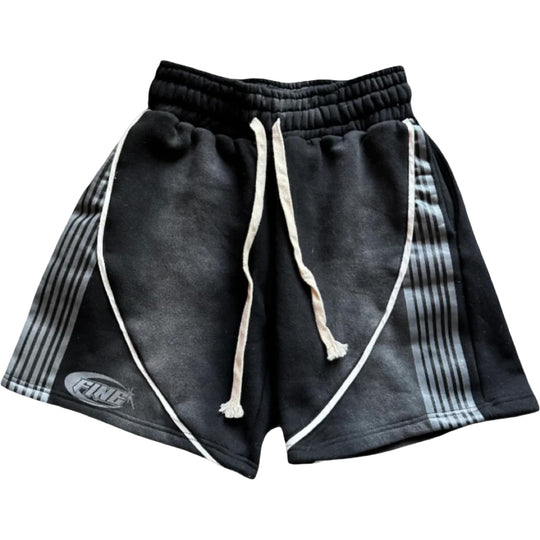 Fine Britches Racer Shorts Black Licorice
