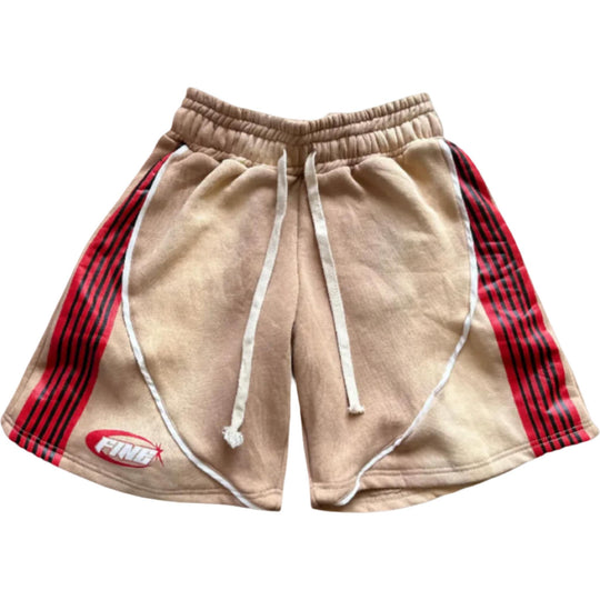 Fine Britches Racer Shorts Cream Cherry