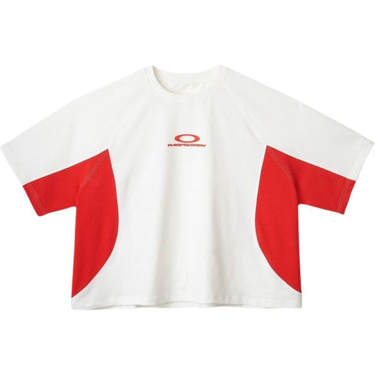 GV Gallery Cropped Velvet Tee Red