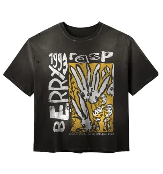 GV Gallery Raspberry HIlls Code 77 Tee Black