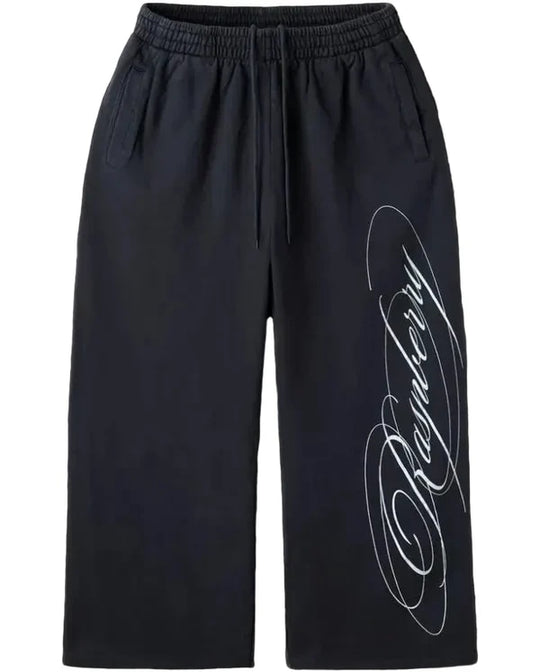 GV Gallery Raspberry Hills Calligraphy Sweatpants Black