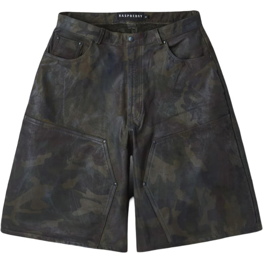 GV Gallery Raspberry Hills Leather Barrack Shorts