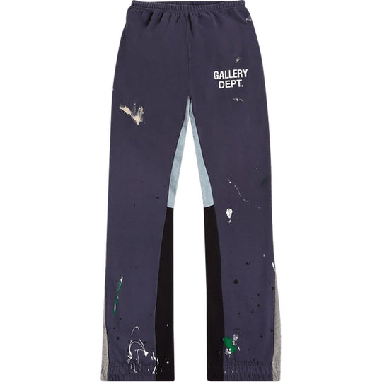 Gallery Dept. Painted Flare Sweat Pants Navy
