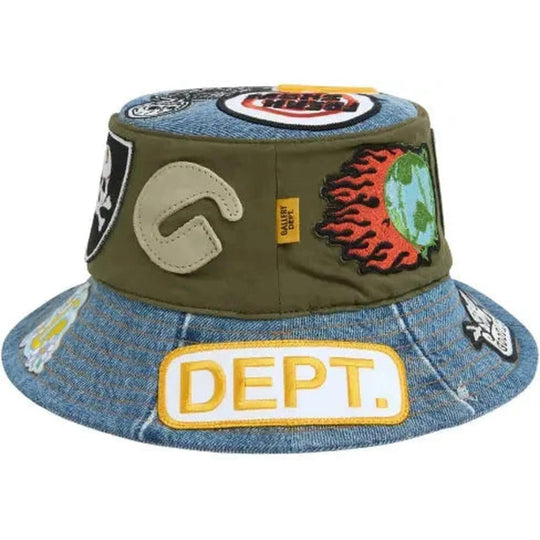 Gallery Dept. Patchwork Bucket Hat Denim