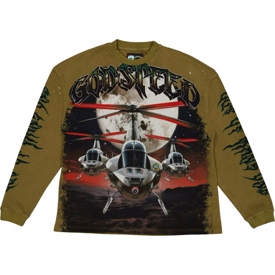 Godspeed Air Strike Long Sleeve Thermal T-Shirt Olive