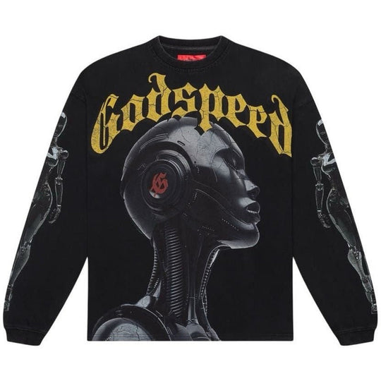 Godspeed Alexa L/S T-Shirt Black Wash
