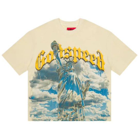 Godspeed Chrome Liberty T-Shirt Bone