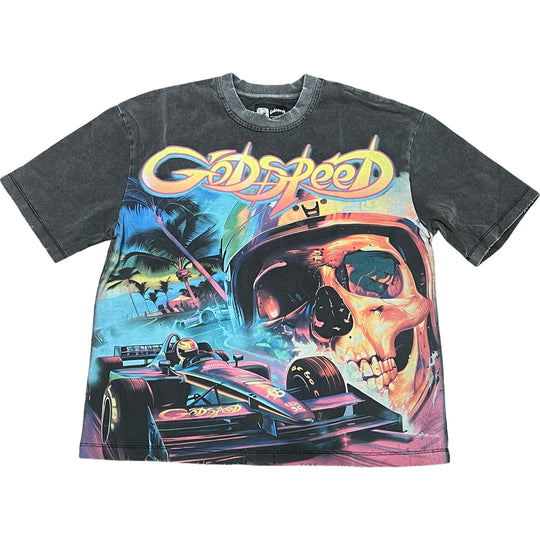 Godspeed F1 Dreams T-Shirt Grey Wash