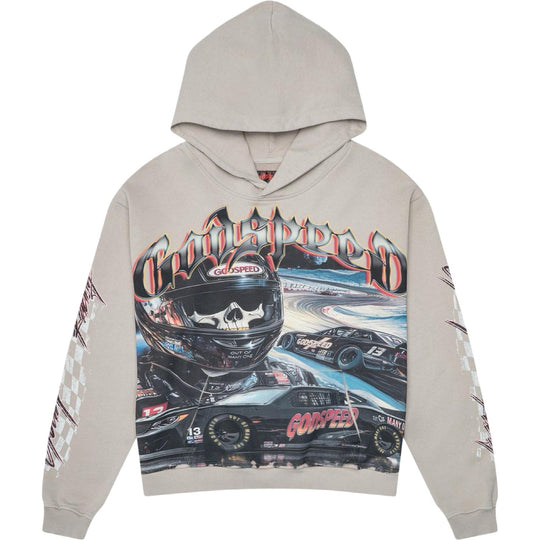 Godspeed Le Denier Hoodie Stone Grey