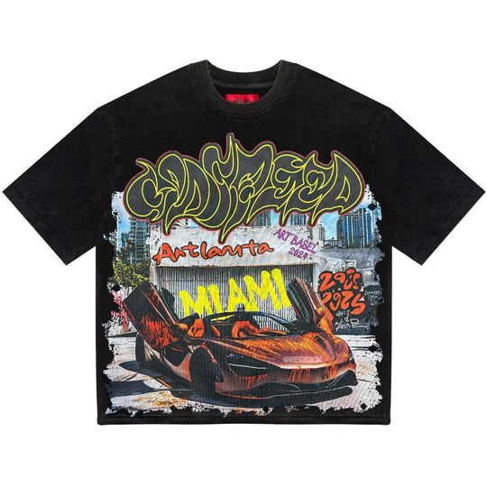 Godspeed Miami Exclusive Artlanda T-Shirt Black