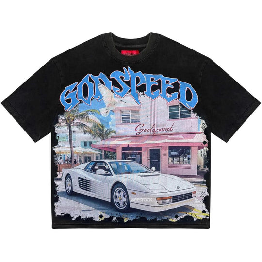 Godspeed Miami Exclusive Rarri T-Shirt Black