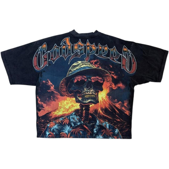 Godspeed Natural Disaster T-Shirt Black Wash