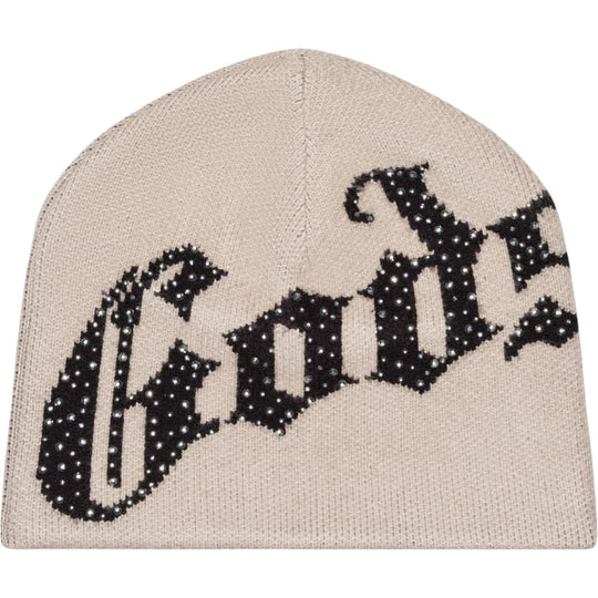 Godspeed OG Logo Studded Beanie Bone/Black