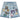 Godspeed Patchwork Denim Shorts Light Wash