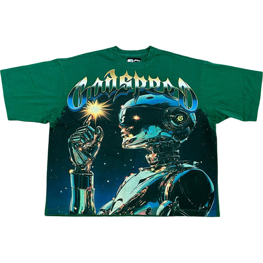 Godspeed Sputnik Moment T-Shirt Hunter Green