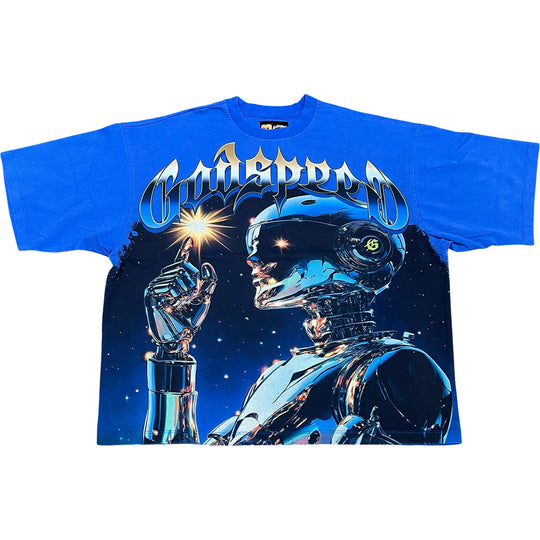 Godspeed Sputnik Moment T-Shirt Royal